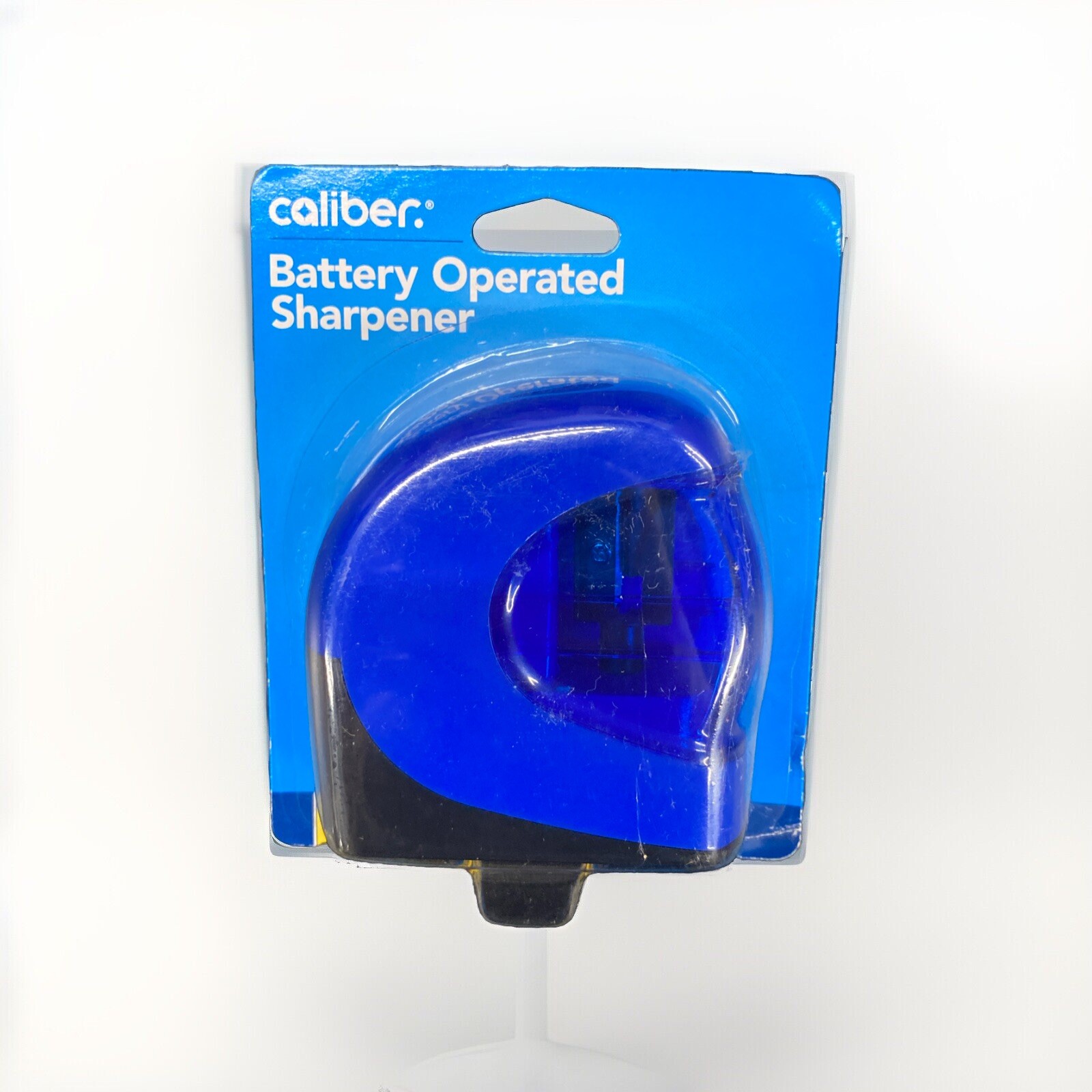 Caliber Plastic Electric Pencil Sharpener – Battery Operated – Color May Vary