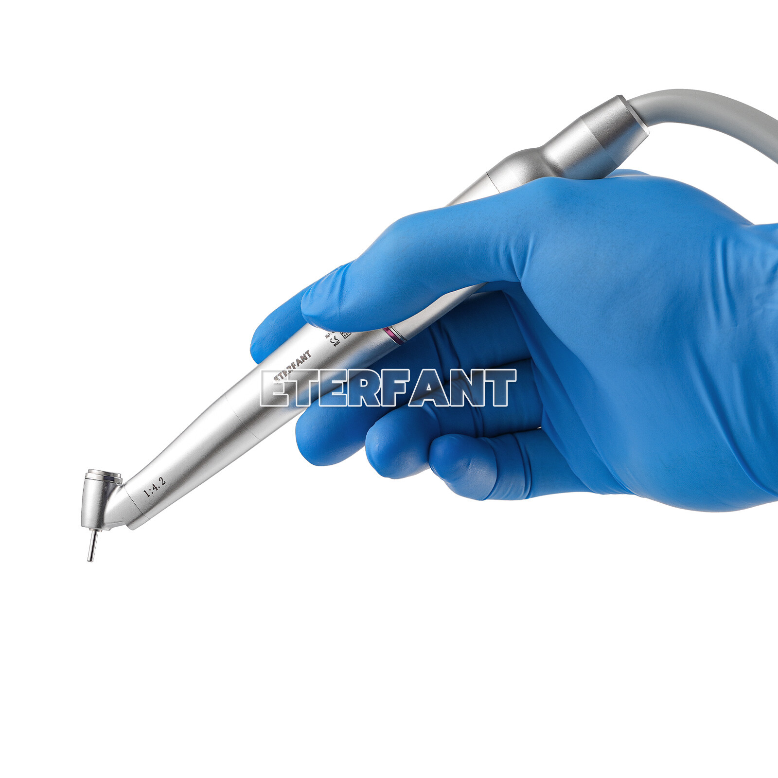 ENTERFANT Dental 1:1/1:4.2/20:1 Implant LED Fiber Optic Contra Angle Handpiece