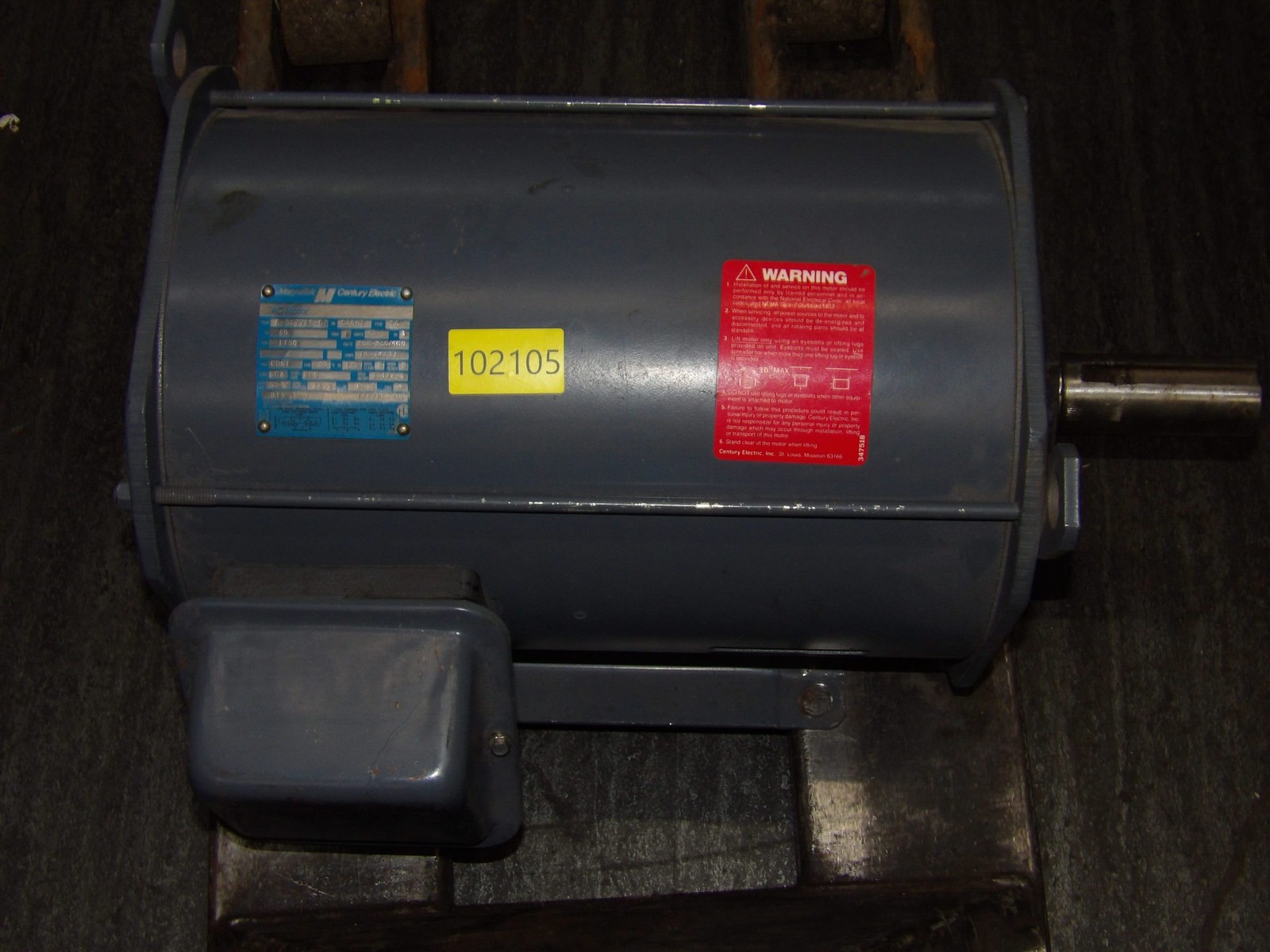 Magnetek 6-357726-01 S286T Frame SC Type 60Hz 3Ph 1750RPM 30HP Motor + 1 Year…