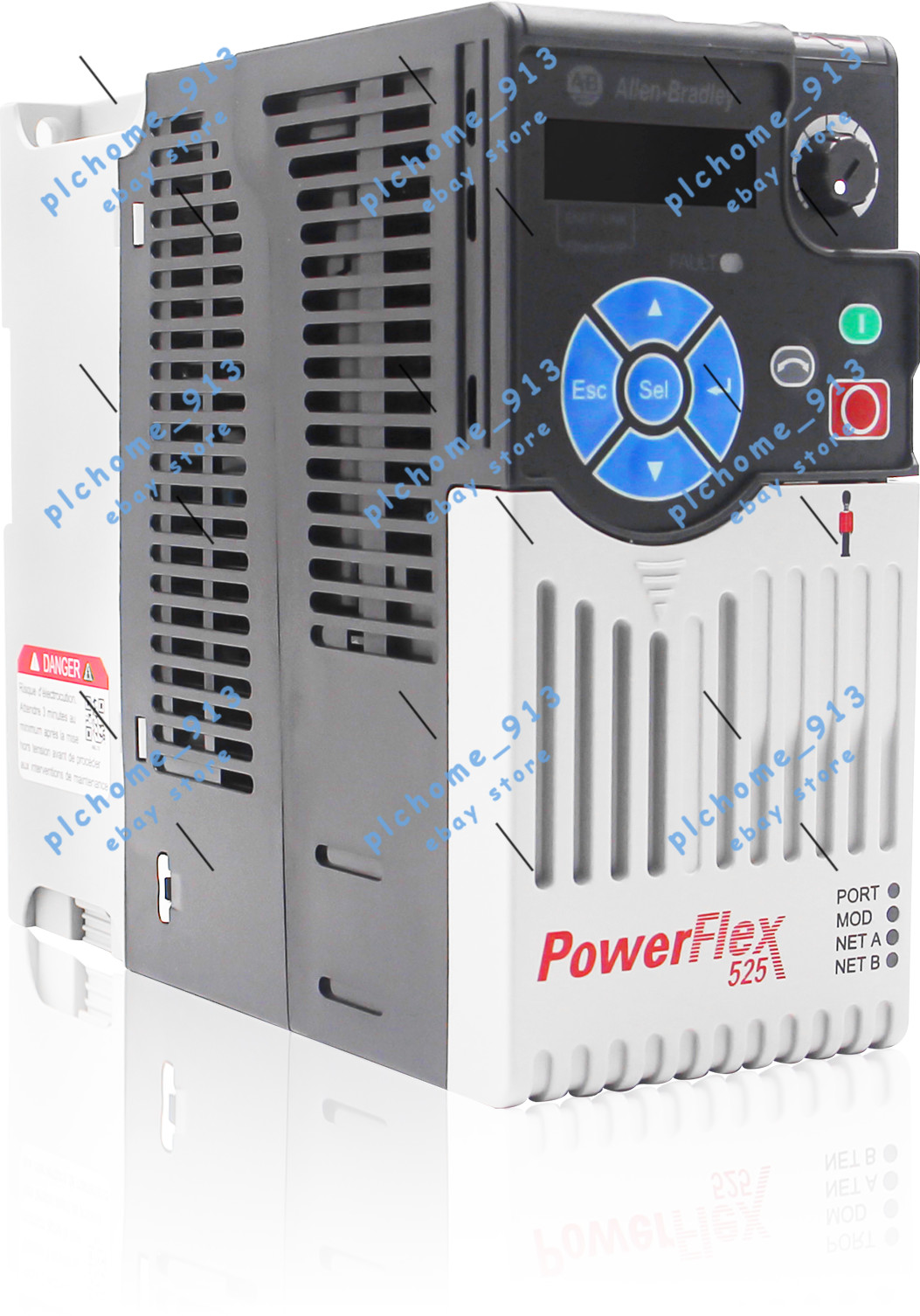 New Allen-Bradley 25B-D1P4N104 PowerFlex 525 0.4kW (0.5Hp) AC Drive