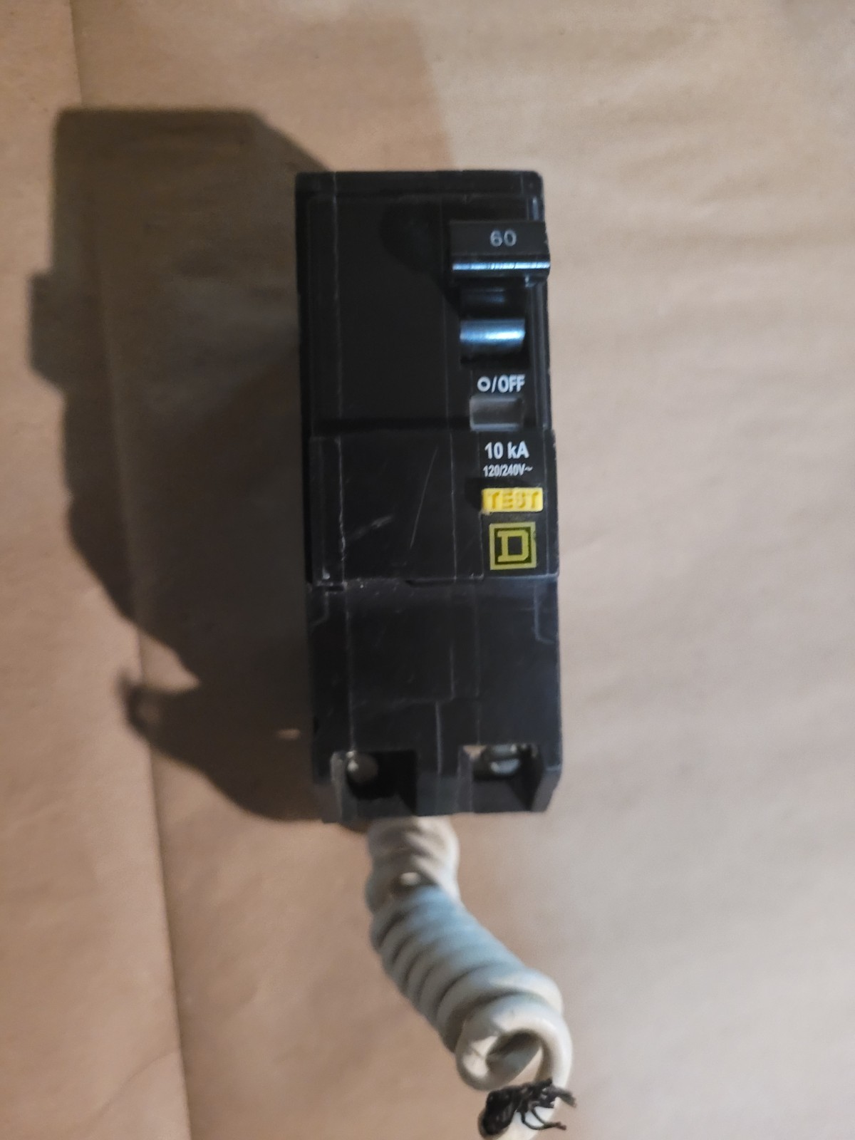 Square D – QO260GFI – Circuit Breaker, 60A, 2 Pole, 120/240Vac