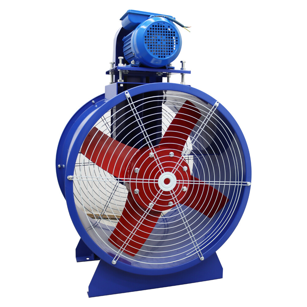24″ Dia Electric Tube Axial Fan Paint Room Exhaust Fan 1500W 1450r/min 220V
