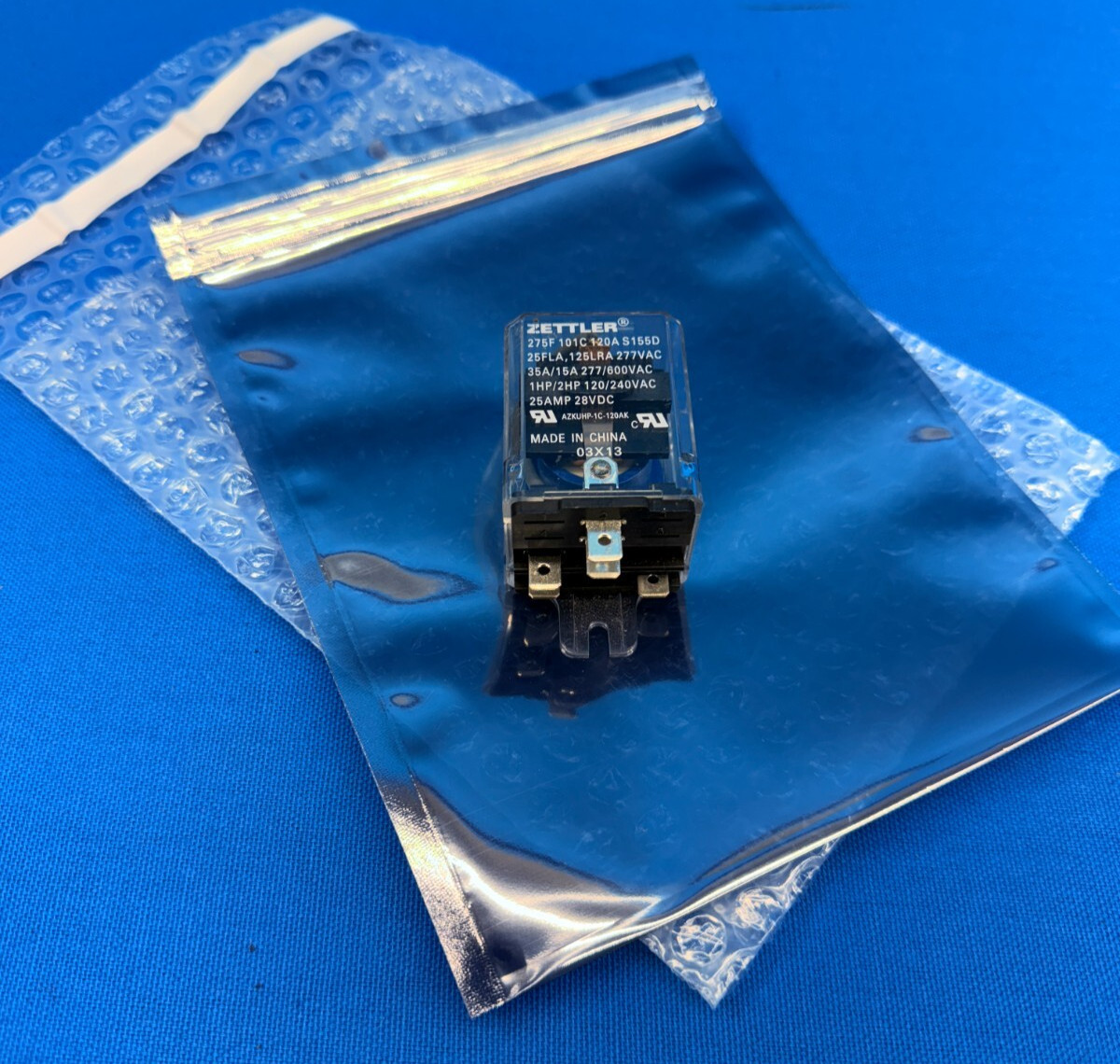 Zettler Power Relay AZKUHP-1C-120AK / 1460-1271 for Coleman Mach AIR Conditioner