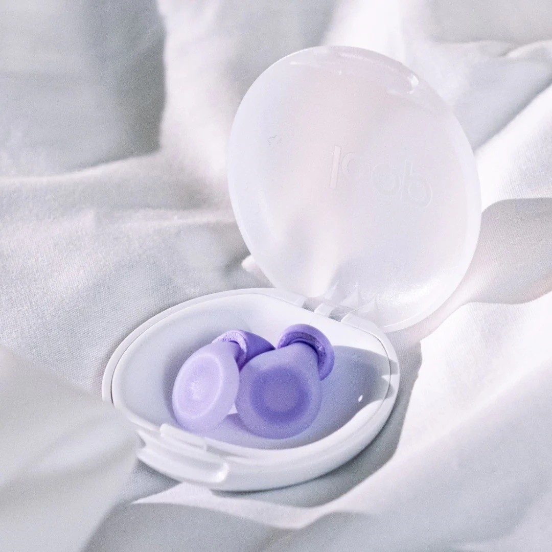 Official Loop Dream – Silicone/Memory Foam Earplugs for Sleep Comfort Lilac-NEW