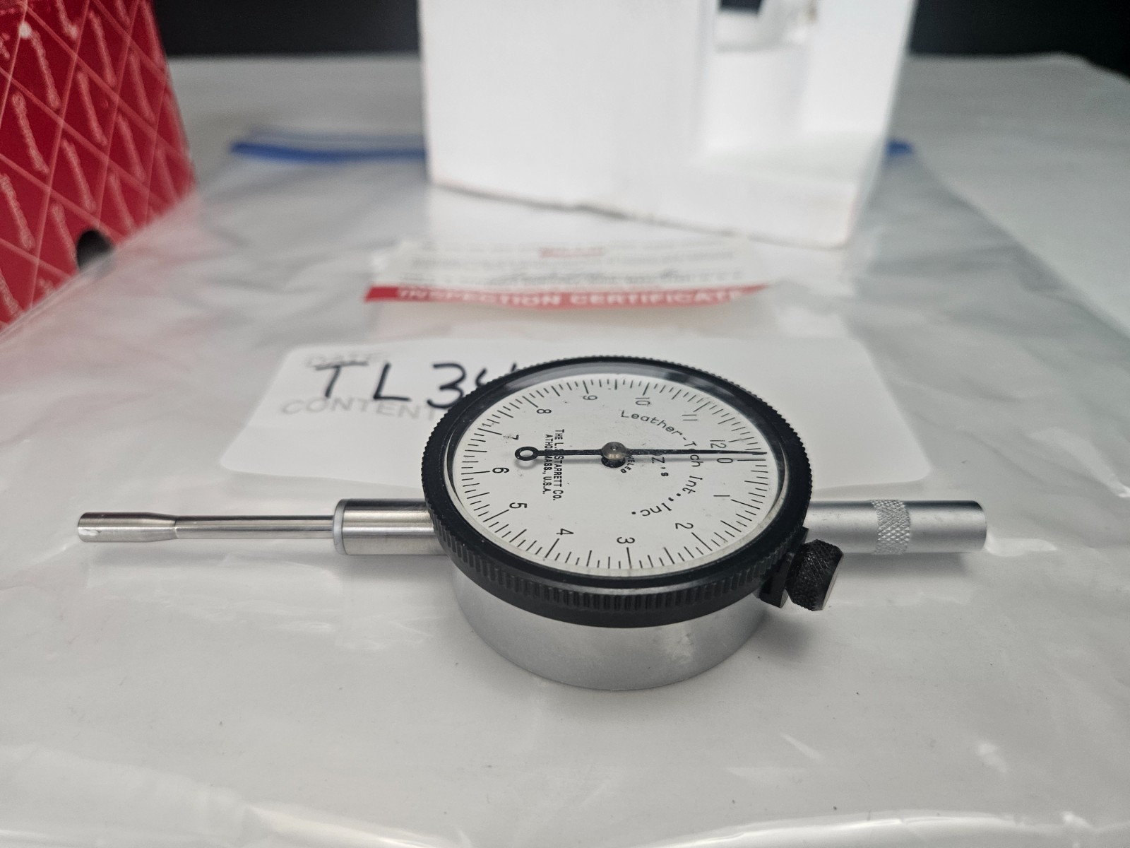 STARRETT #25SJ 0-12 SPECIAL DIAL INDICATOR USA (TL3499)