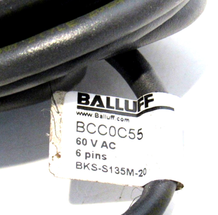 NEW BALLUFF BKS-S135M-20 CABLE BCC0C55 BKSS135M20