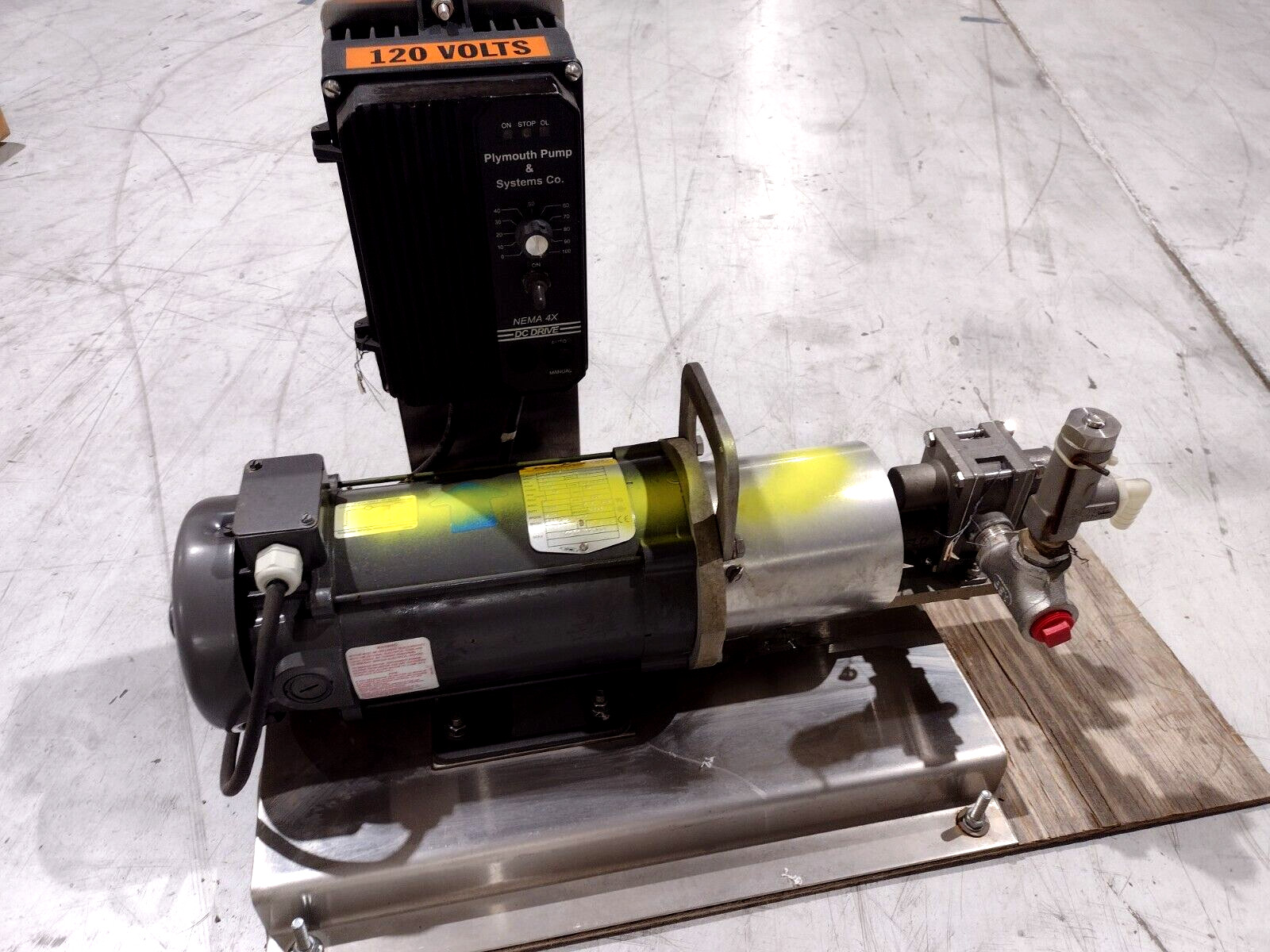 Plymouth Pump & Systems CO PV37-BB1.0-12S20, Baldor 34-5990-3675 & Speed Control