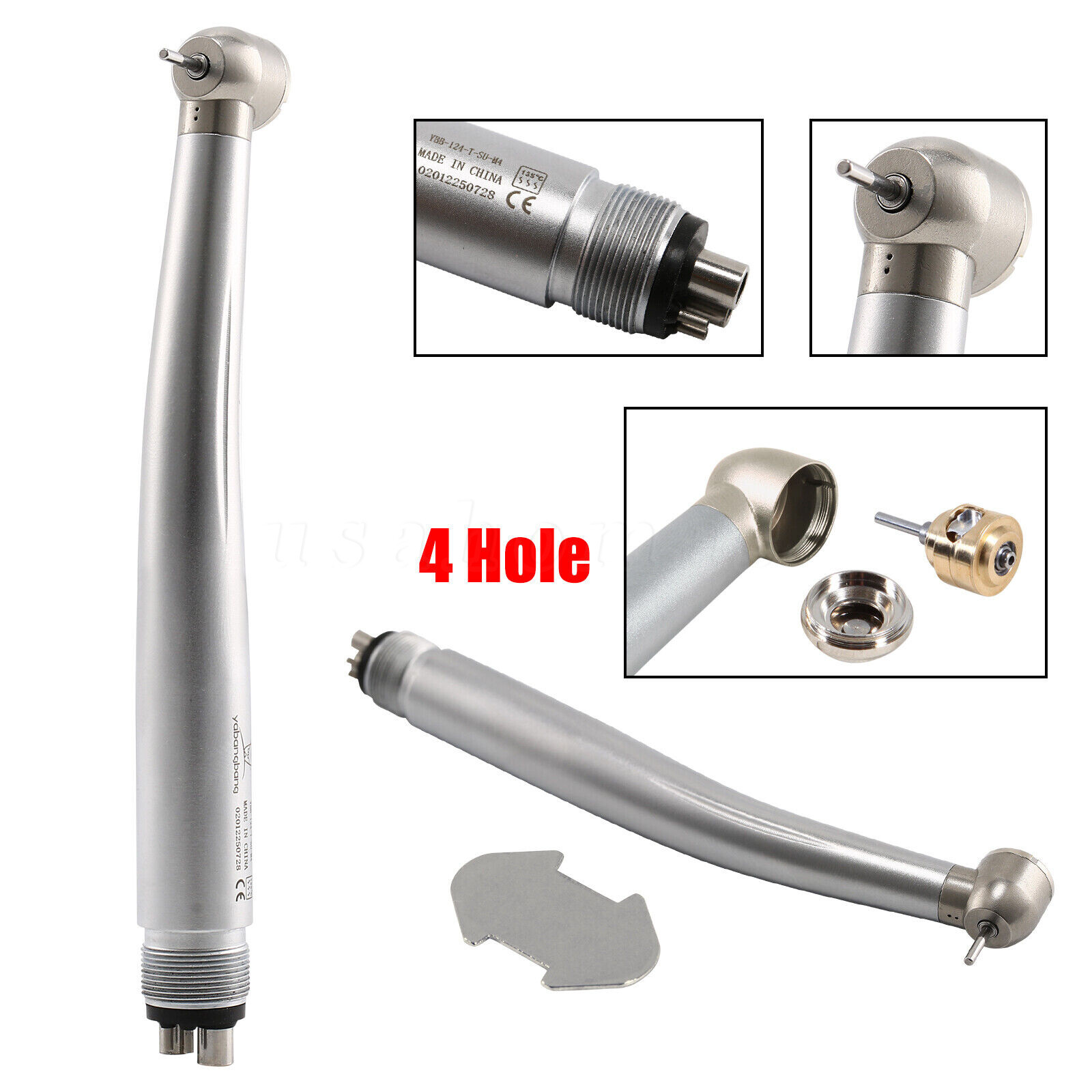 10* Yabangbang Dental High Speed Handpiece Push Turbine 4 Hole Fit NSK Pana Max