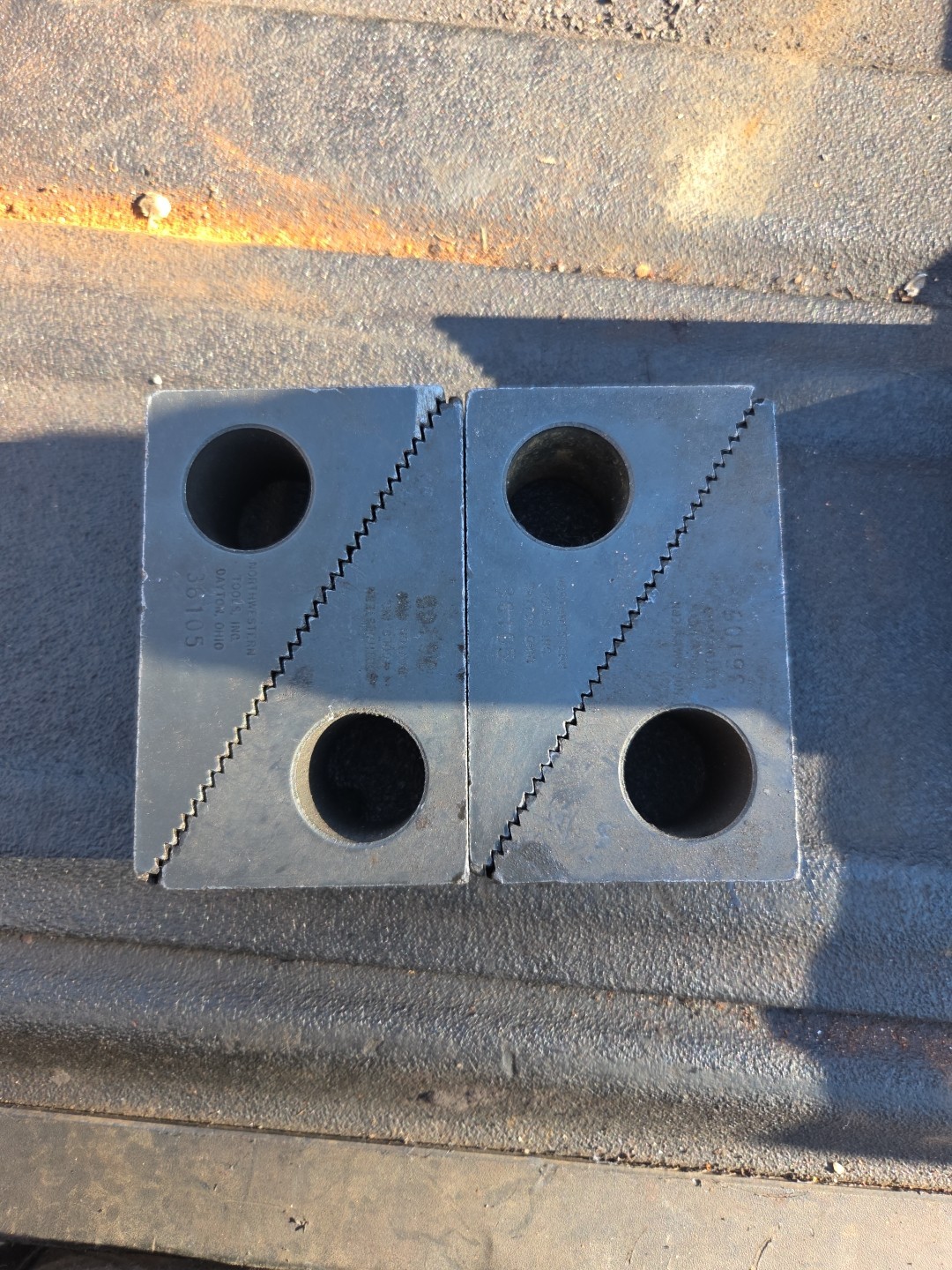 Qty:7 Northwestern USA Milling Machine Jig Bore Set Up Step Block Set 1-1/2 Wide