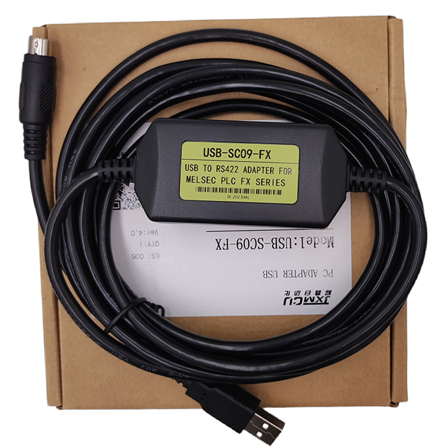 USB-SC09-FX PLC Programming Cable Replacement for Mitsubishi MELSEC FX