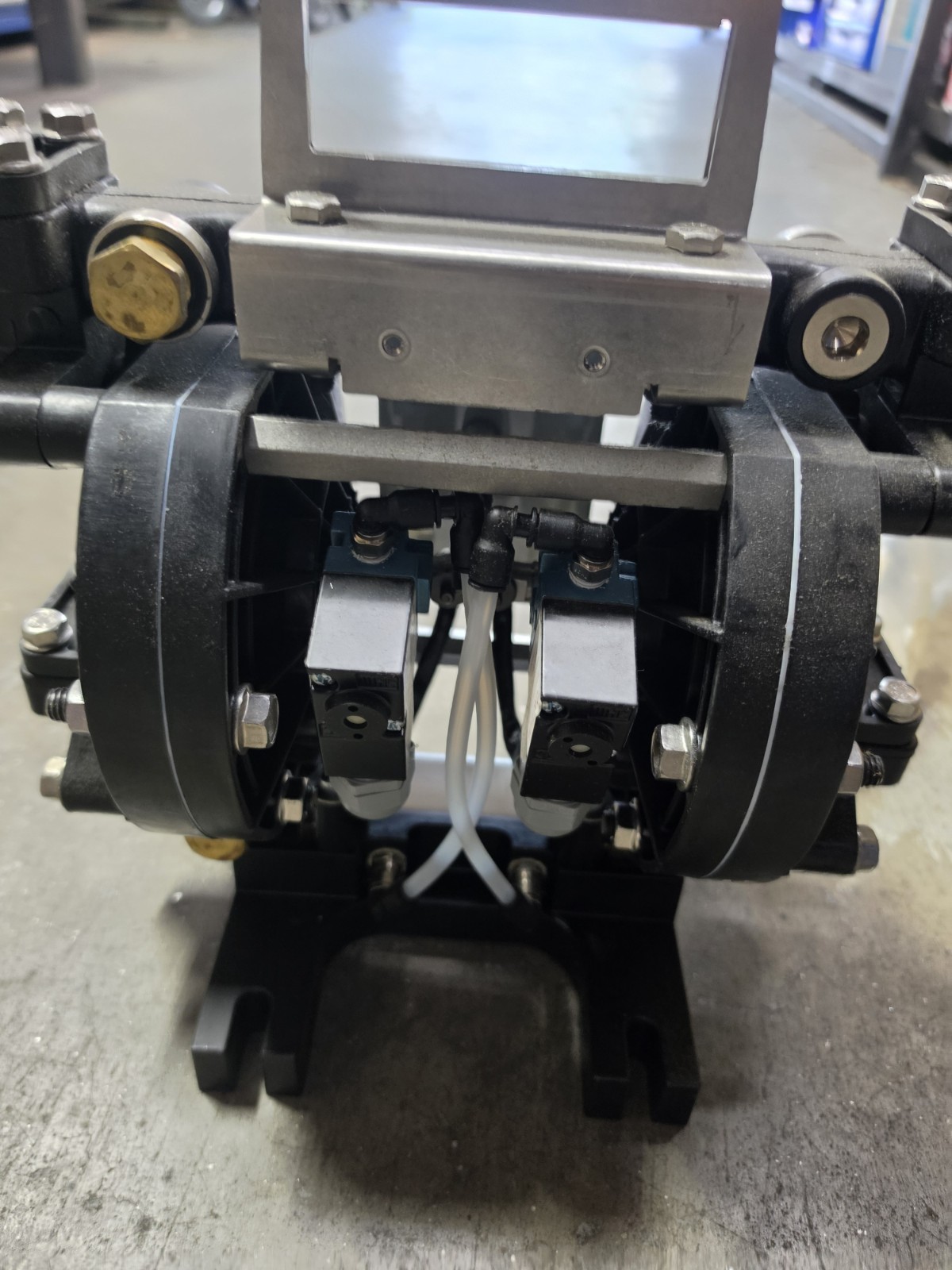 Valco Melton DD-1 Single Diaphragm Pump Teflon Alum 50 GPM 150 PSI