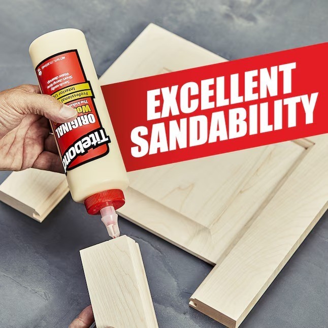 Titebond Original Wood Glue 8 Oz Strong Fast Drying Adhesive Waterproof