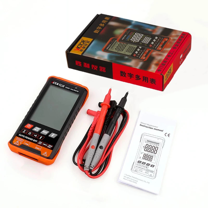 Professional Auto Range Tester Multimeter Color Screen OHM NCV Voltage Meter