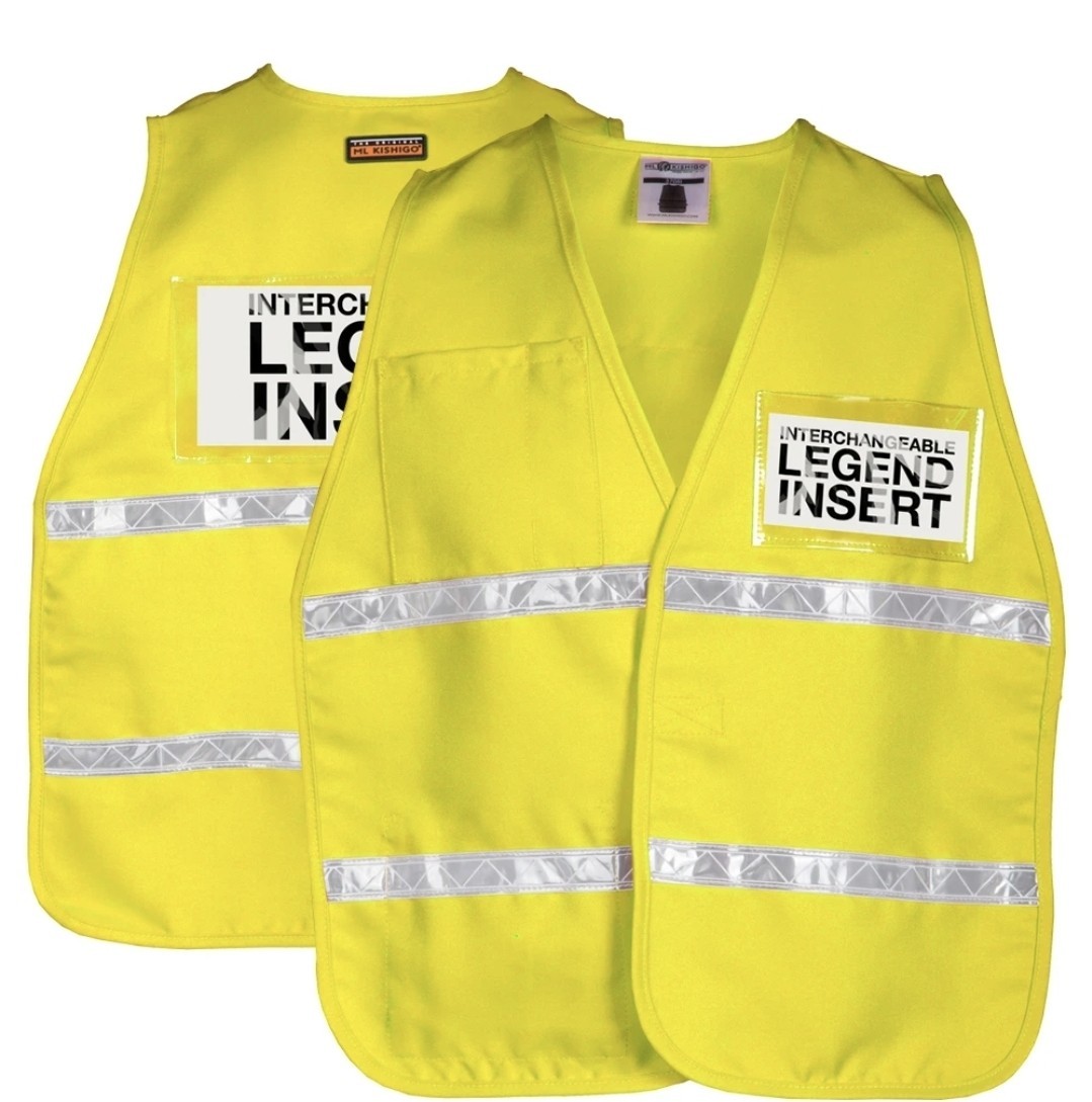 ML Kishigo Model 3710 Incident Command Dark Yellow Vest «One Size Fits All»