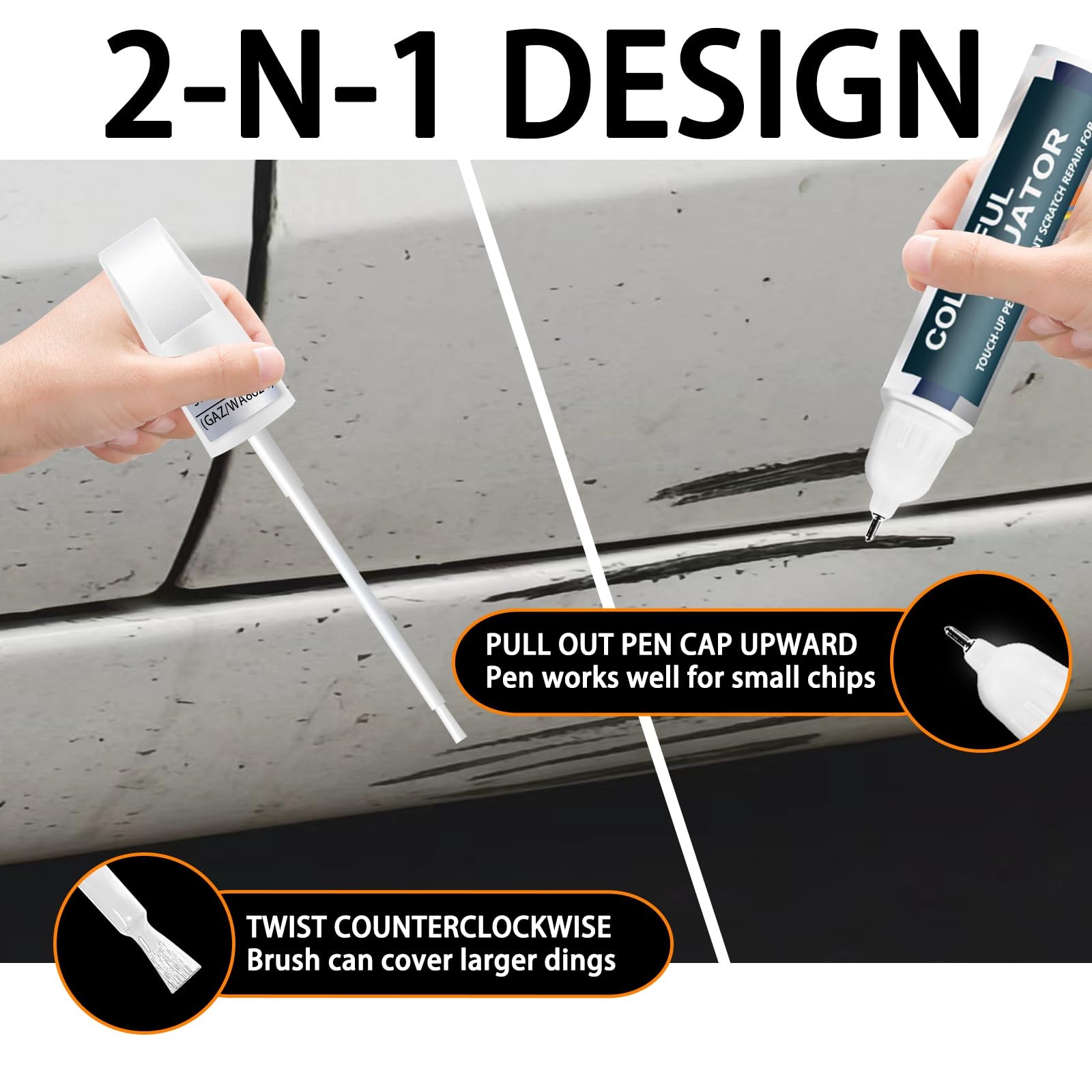 Touch Up Paint Pen for GMC Summit White – Scratch Repair & Remover