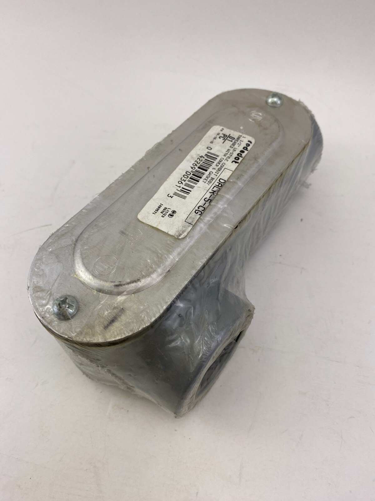 T&B Red Dot DALR-5-CG 1-1/2″ Type LR Condulet Die-Cast Aluminum w/Cover&Gasket