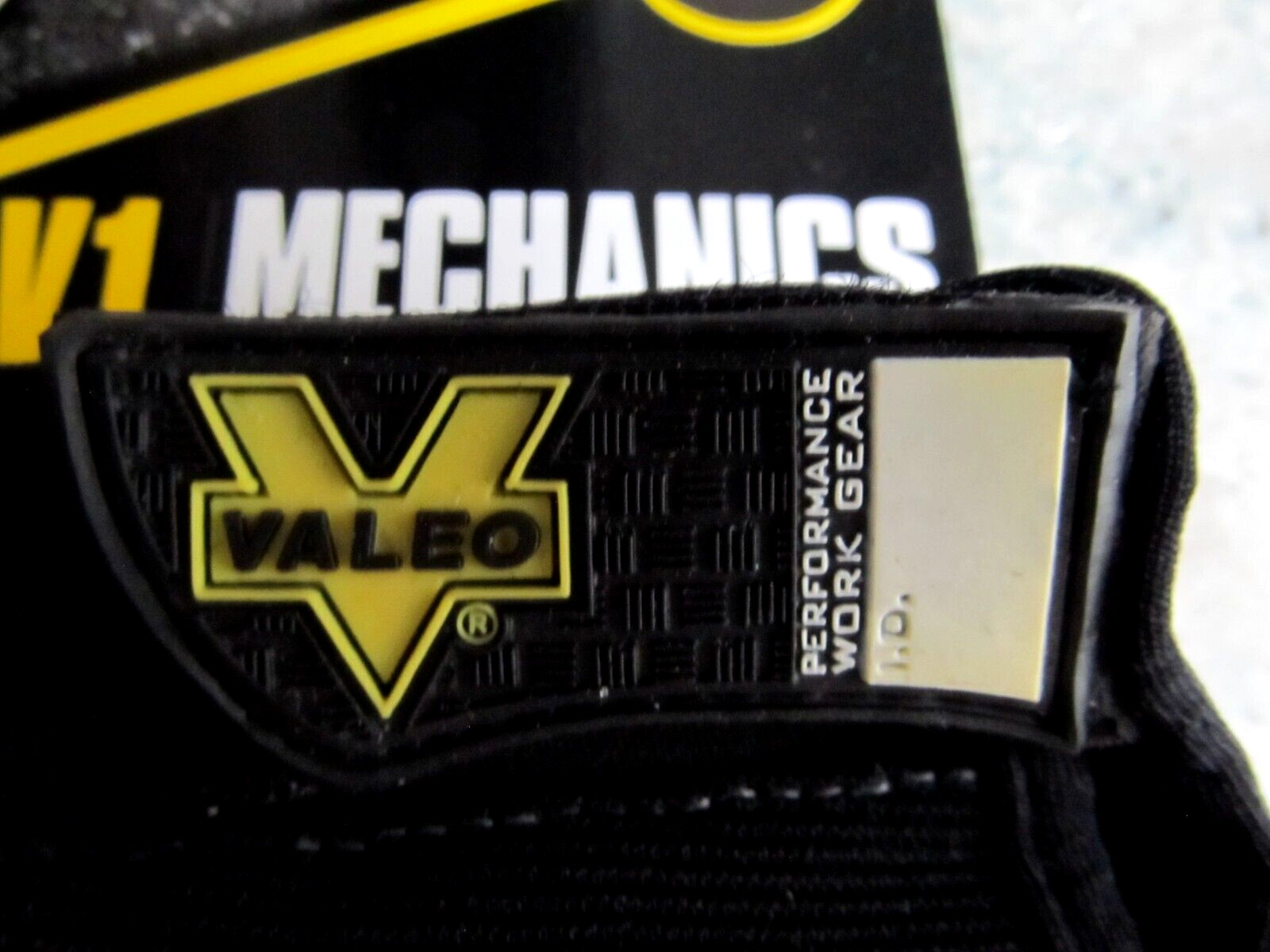 Mechanics Gloves X-Large V140 Black/Gray Form Fitting All-Purpose Protect VALEO