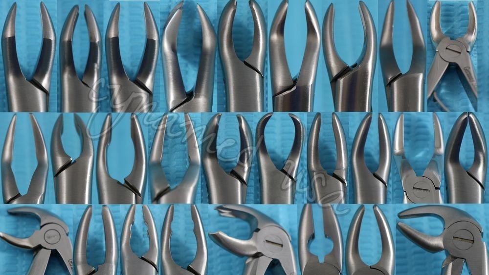 GERMAN 10 GERMAN EXTRACTING FORCEPS EXTRACTION DENTAL INSTRUMENTS-A+ QUALITY