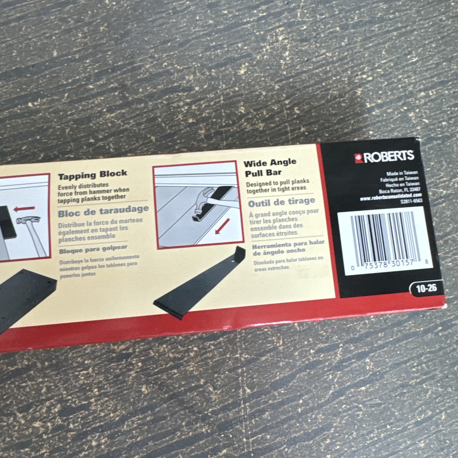 Roberts 10-26 Floor Install Kit Spacers Block Pull Bar New in Box