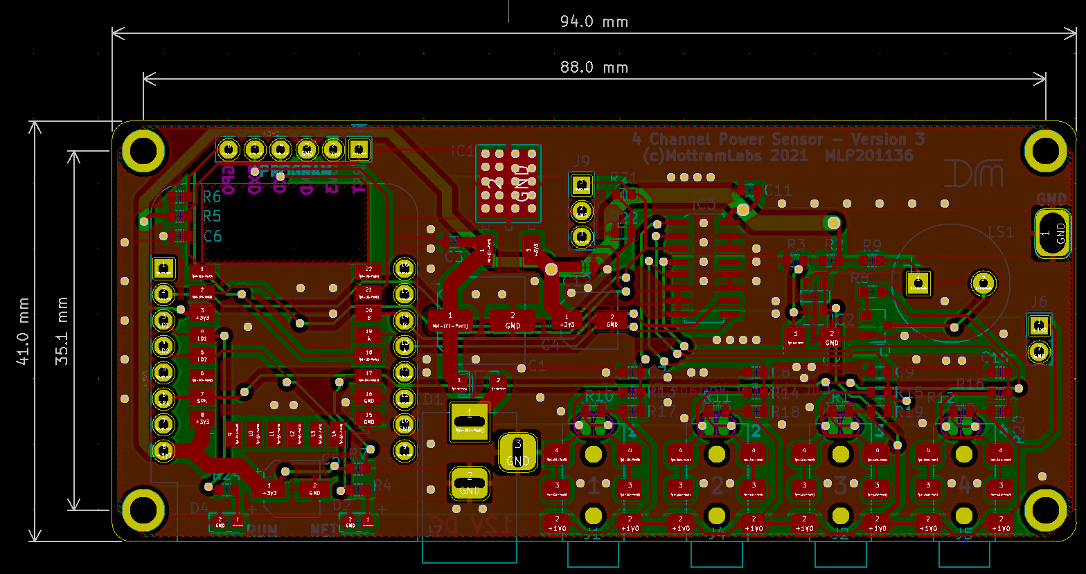 4 Channel ESP8266 Mains Current Sensor – Wemos – Current – SCT013 – 100A/50mA