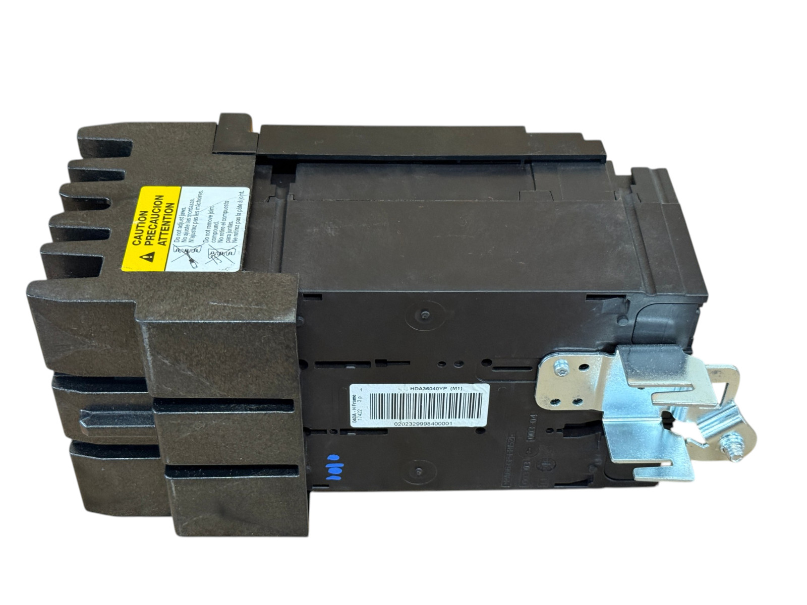 SQUARE D HDA36040YP 40A 3-POLE 600V I-LINE POWERPACT HD 42KA CIRCUIT BREAKER