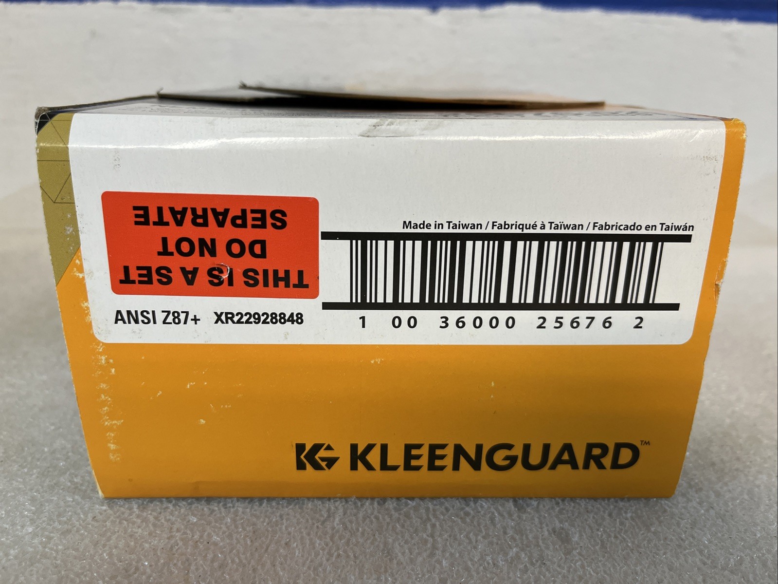 Kleenguard Nemesis 25676 Clear Lens W/ Black Frame Safety Glasses 12 Pack Box