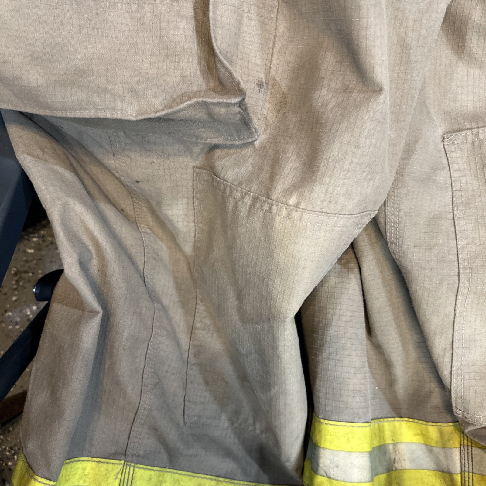 Retired Firefighter Gear Turnout Pants FIRE USED Size 46 X 28 SHELL ONLY!!
