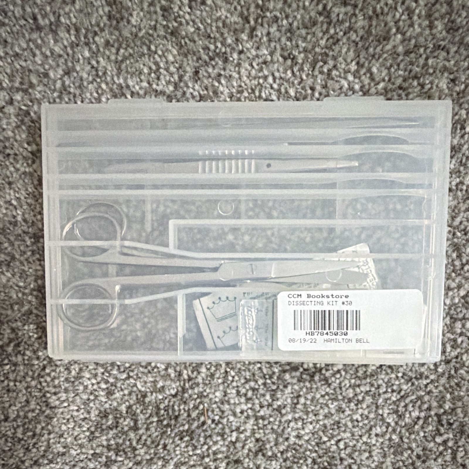 McCoy Ward Pro Dissecting Kit #30 Biological Laboratory Instrument Set