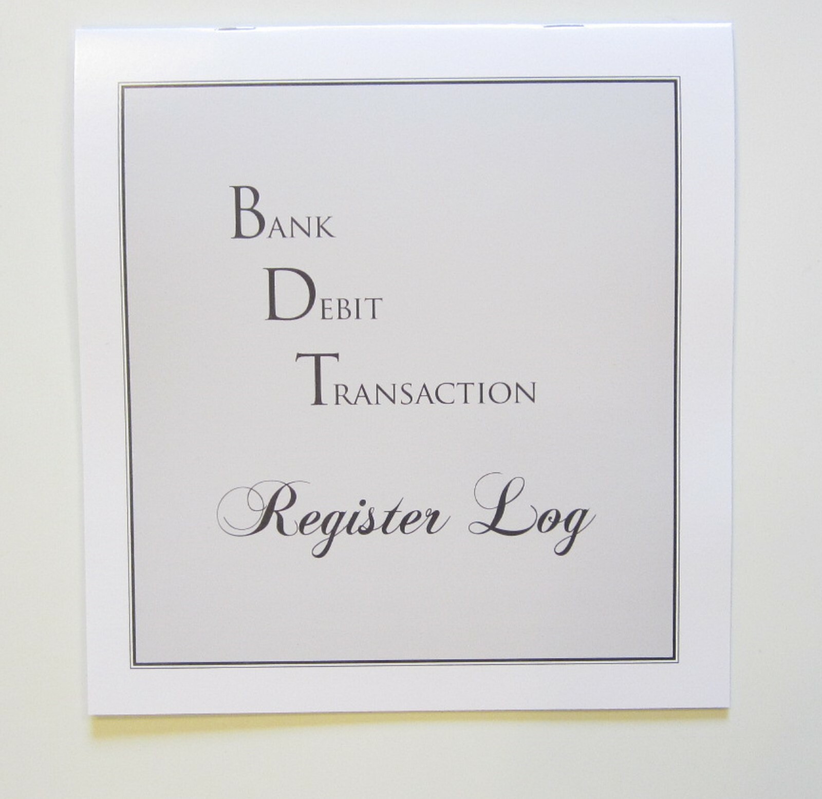 3 NEW BDT LARGE PROFESSIONAL DESK CHECKBOOK TRANSACTION REGISTER TAX RECORD LOG
