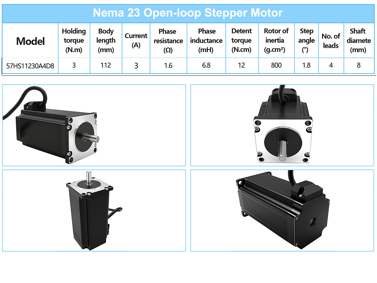 50kg Loads Linear Double Guides Ball Screw Slide Table With Stepper Motor Kits