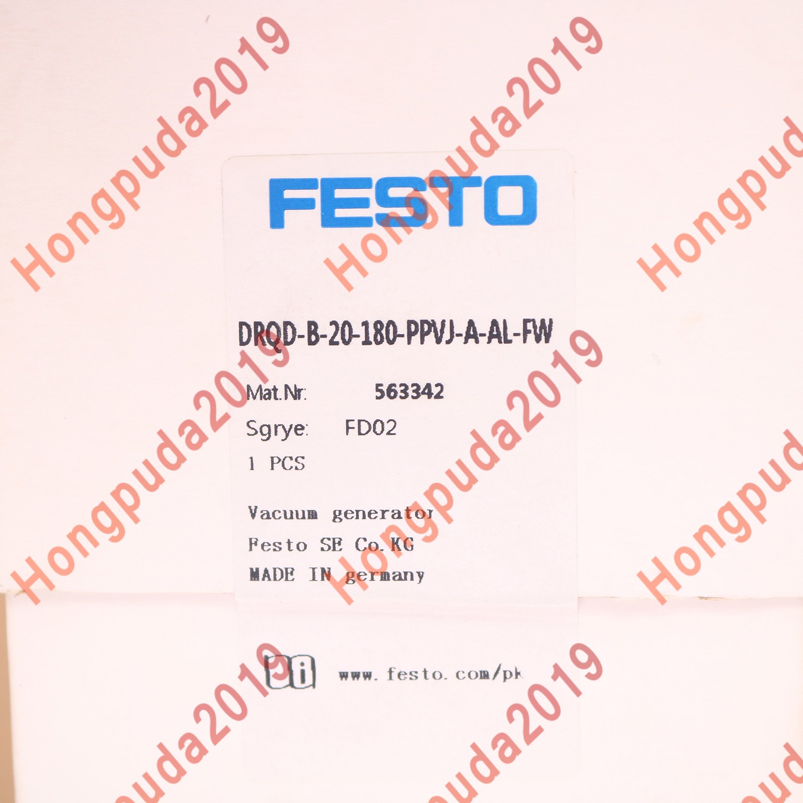 one NEW FESTO DRQD-B-20-180-PPVJ-A-AL-FW 563342 Rotating cylinder Fast Shipping