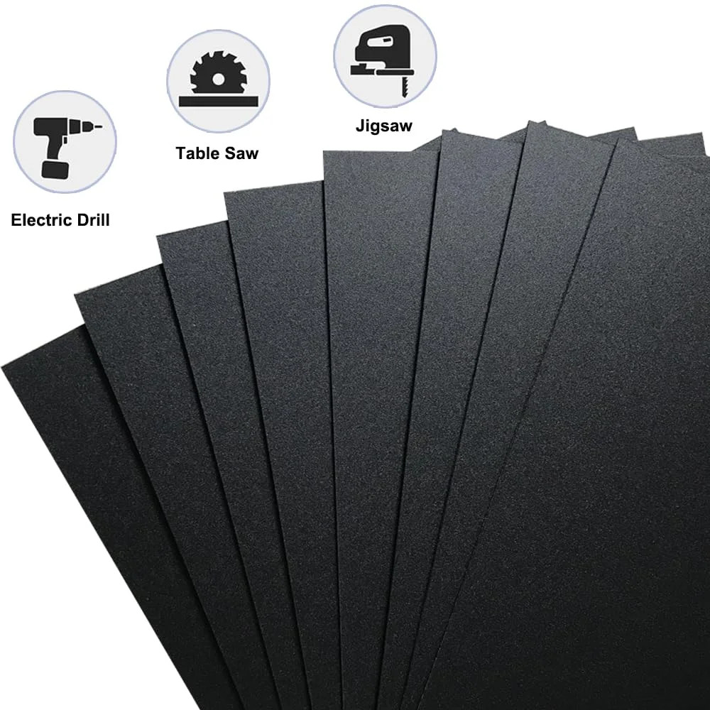 Pack of 2 ABS Plastic Sheet, Black Plastic Sheet 8 x 12 x 18 Thick (3mm) Rigid M