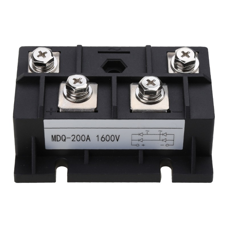 Single-Phase Diode Bridge Rectifier 200A 1600V Copper Base High Power AC to for