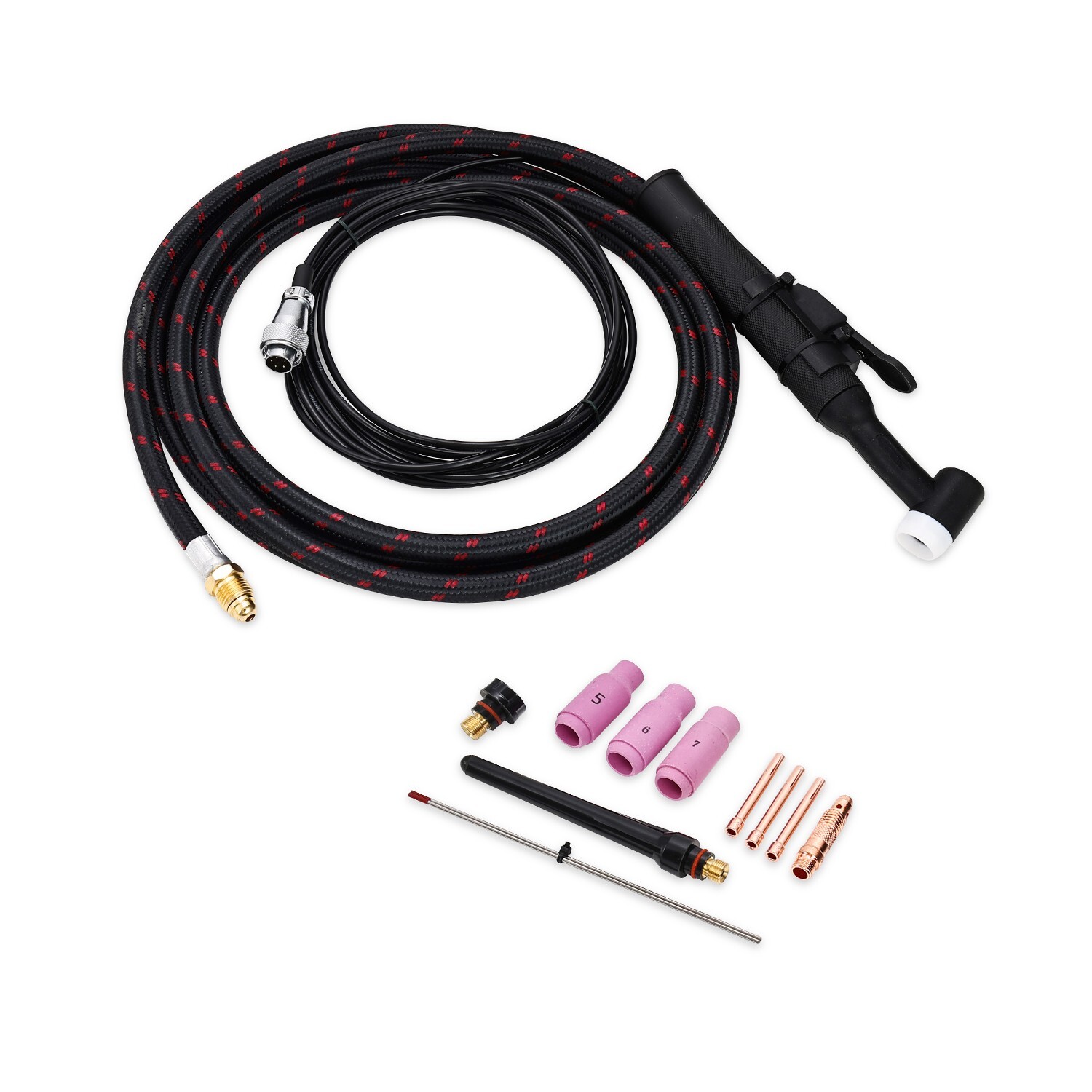 Amico TIG-225HF, 225-Amp Pro. TIG Stick DC Welder, 100V-250V & 80% Duty Cycle