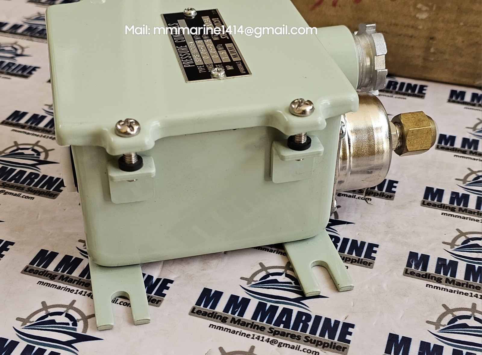 SAGINOMIYA SPS-H206W, PRESSURE SWITCH, -0.06~0.6MPa, 0.05~0.5MPa, MP: 1.5MPa
