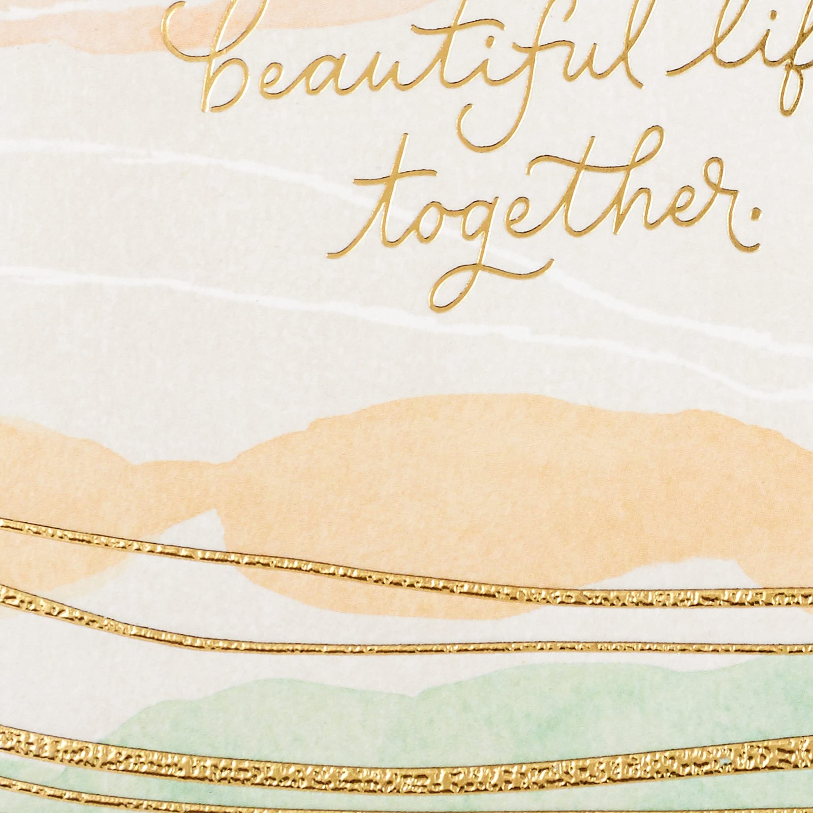 Hallmark Wedding Card (Beautiful Life Together) 5″ x 7.2″, Indie