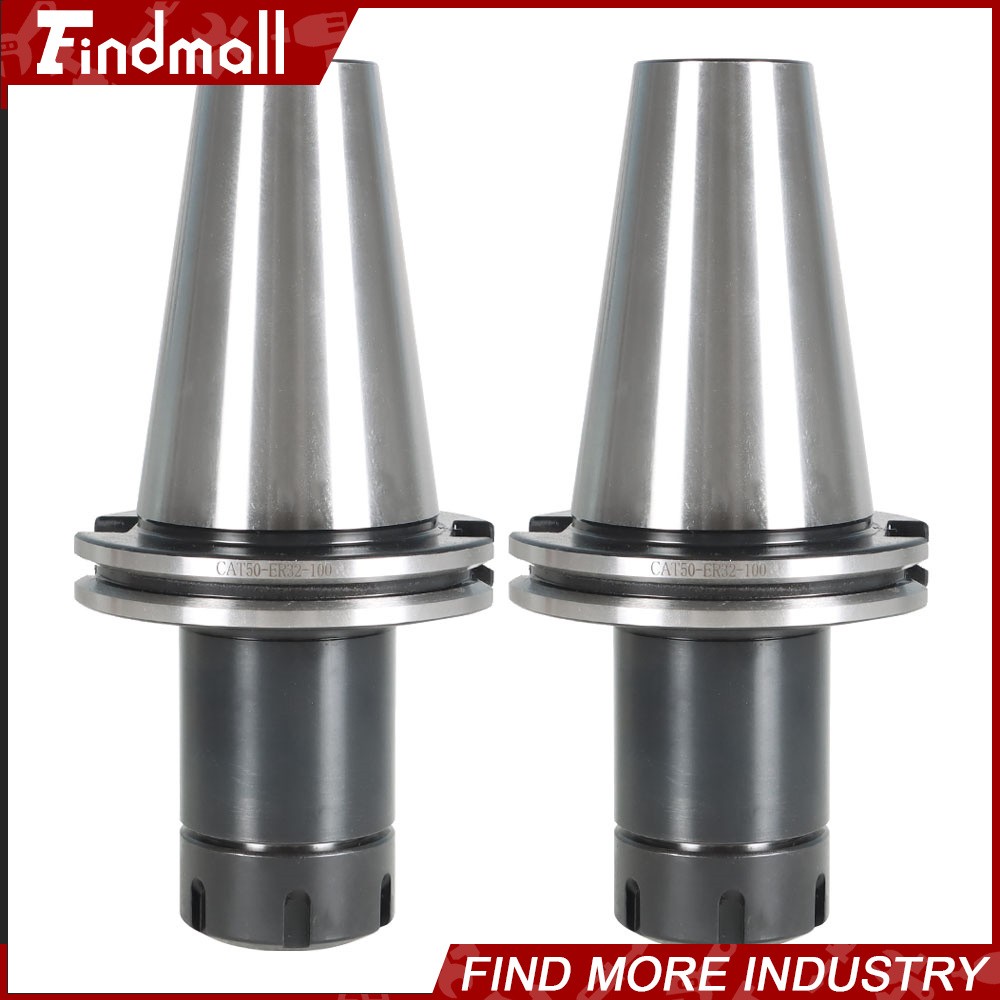 CAT50-ER32 COLLET CHUCK 4″ Gage Length—4 CHUCKS NEW Tool Holder Set