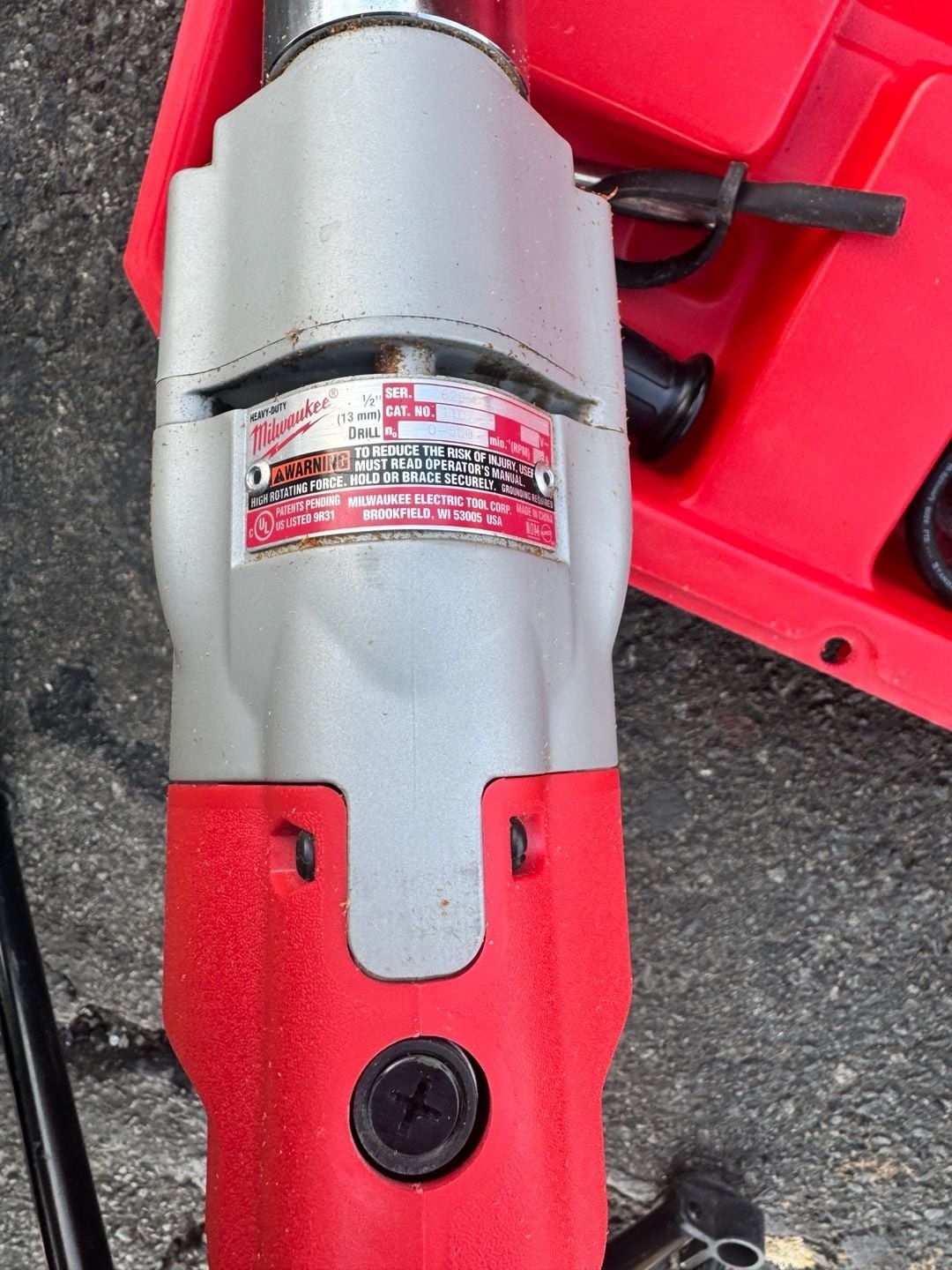 Milwaukee 1107-1 Heavy-Duty 1/2-Inch Right Angle Drill Kit