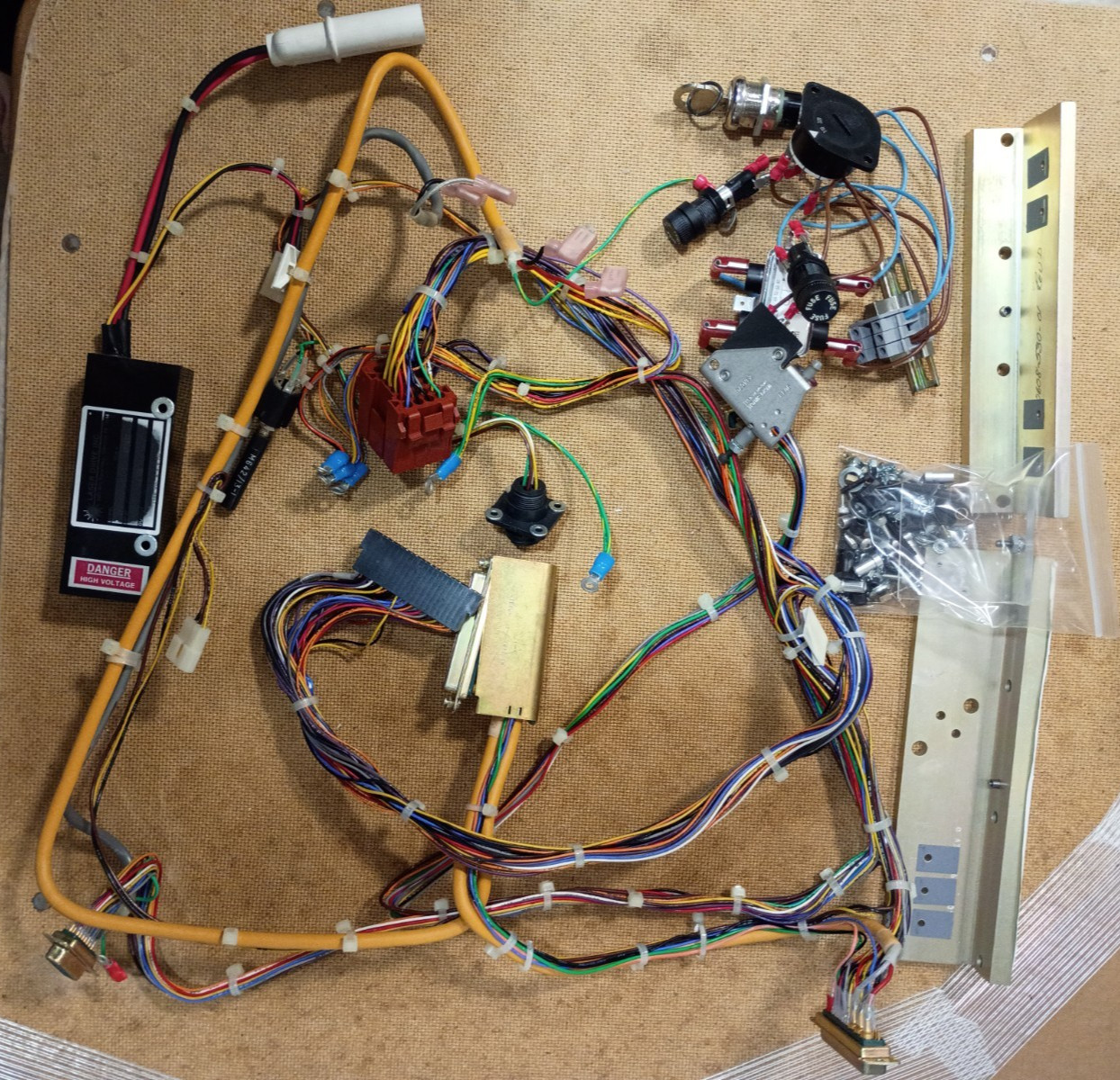 Wiring Harness Set Coherent Yag 7970 Laser Controller Cabinet Plus Other Smalls