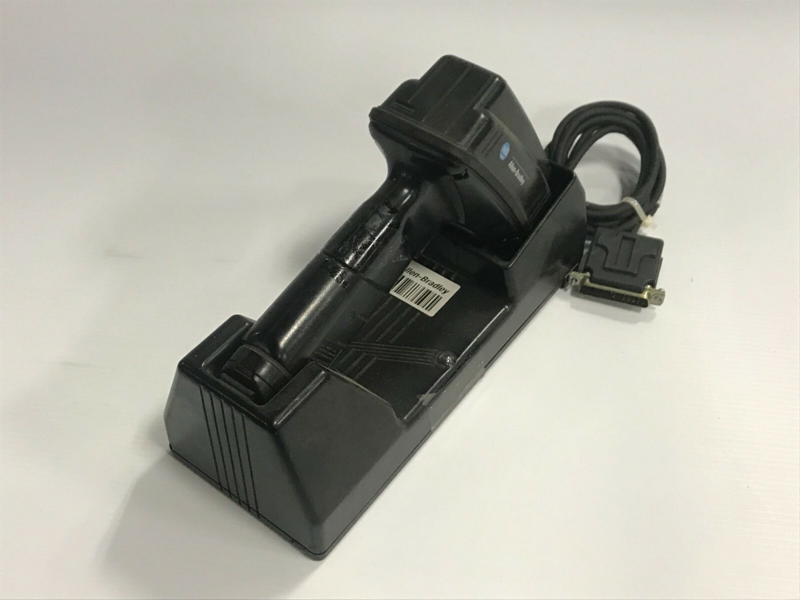 ALLEN BRADLEY 4.5-14.5V 145MA LASER SCANNER, #2755-HCG-4 w/Base #2755-HGC-B