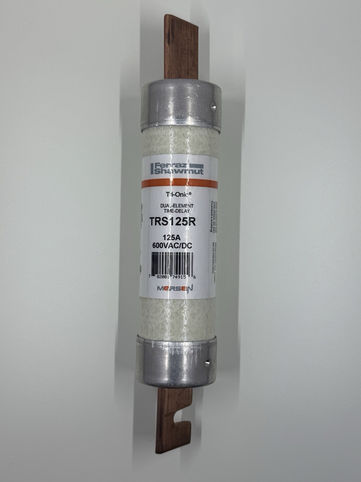 Ferraz Shawmut TRS125R Tri-Onic Dual-Element Time-Delay 125A 600VAC/DC Fuse
