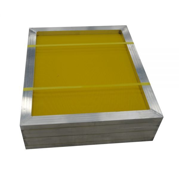 USA – Aluminum Silk Screen Frame – 230 Yellow Mesh 23″ x 31″ – 6pcs