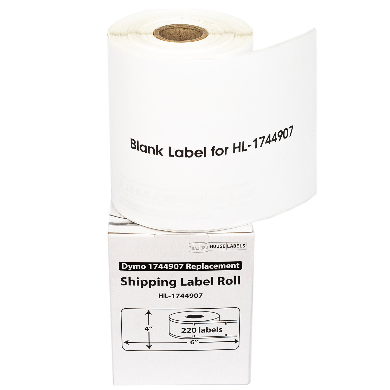 DYMO LW 1744907 COLOR 4XL 4×6 – 5 Rolls – 1 each: BLUE GREEN WHITE RED ORANGE