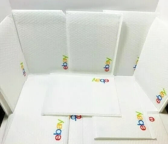 eBay Branded Shipping Supplies Padded Airjacket Bubble Envelopes 8.5″x 11.25″