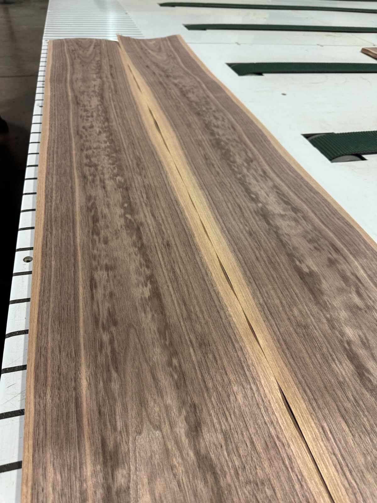 «Muddy» Walnut Raw Wood Veneer 2 sheets 62» x 9» 812C
