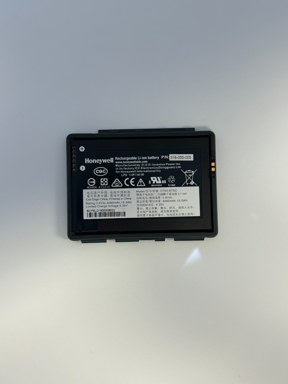 Honeywell Dolphin CT60 CT60-L1N-ASC210F Handheld Computer with Battery
