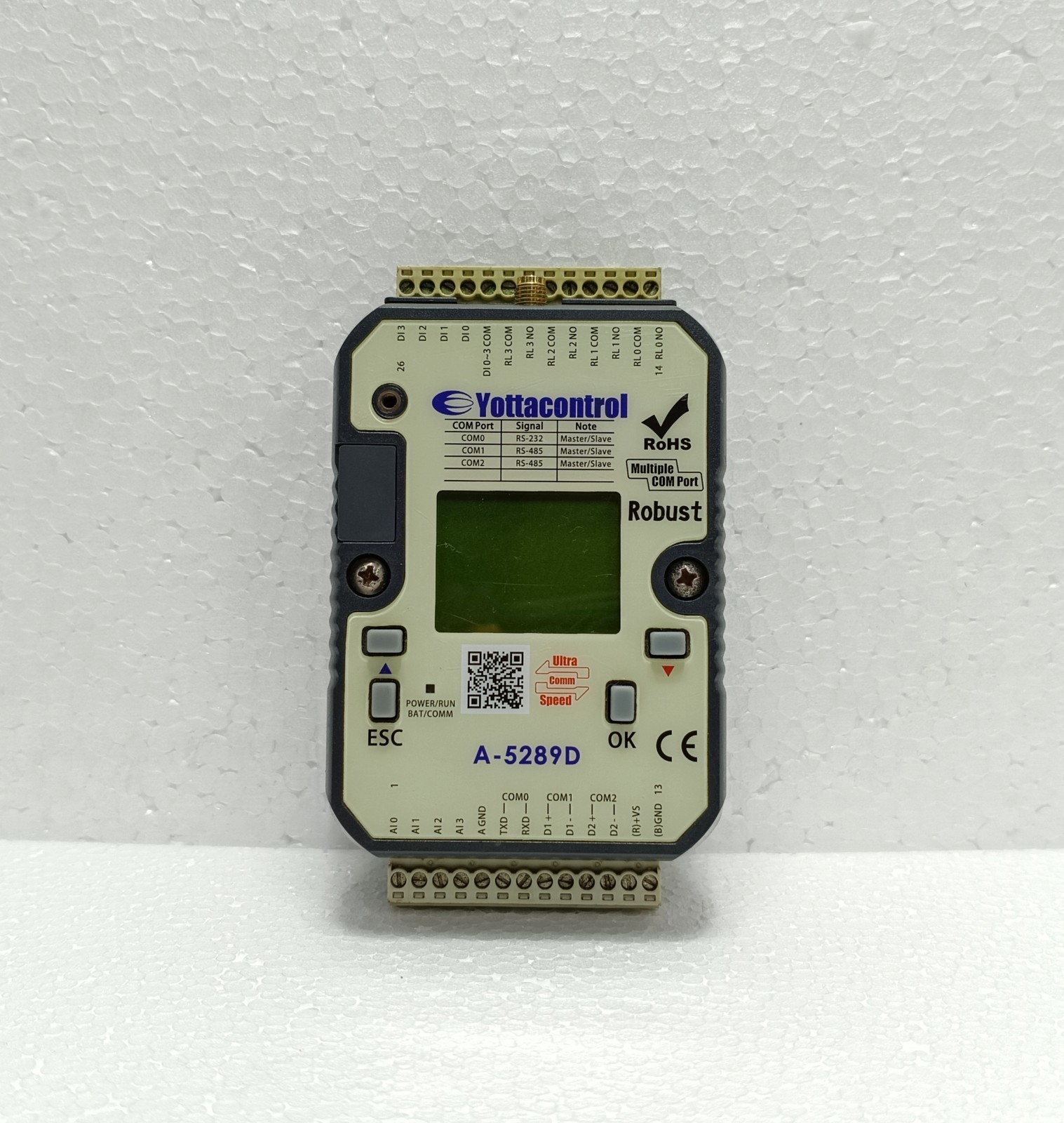 YOTTACONTROL A-5289D Ver C2.89 Wi-Fi PLC Controller 4DI/4AI/4DO Used