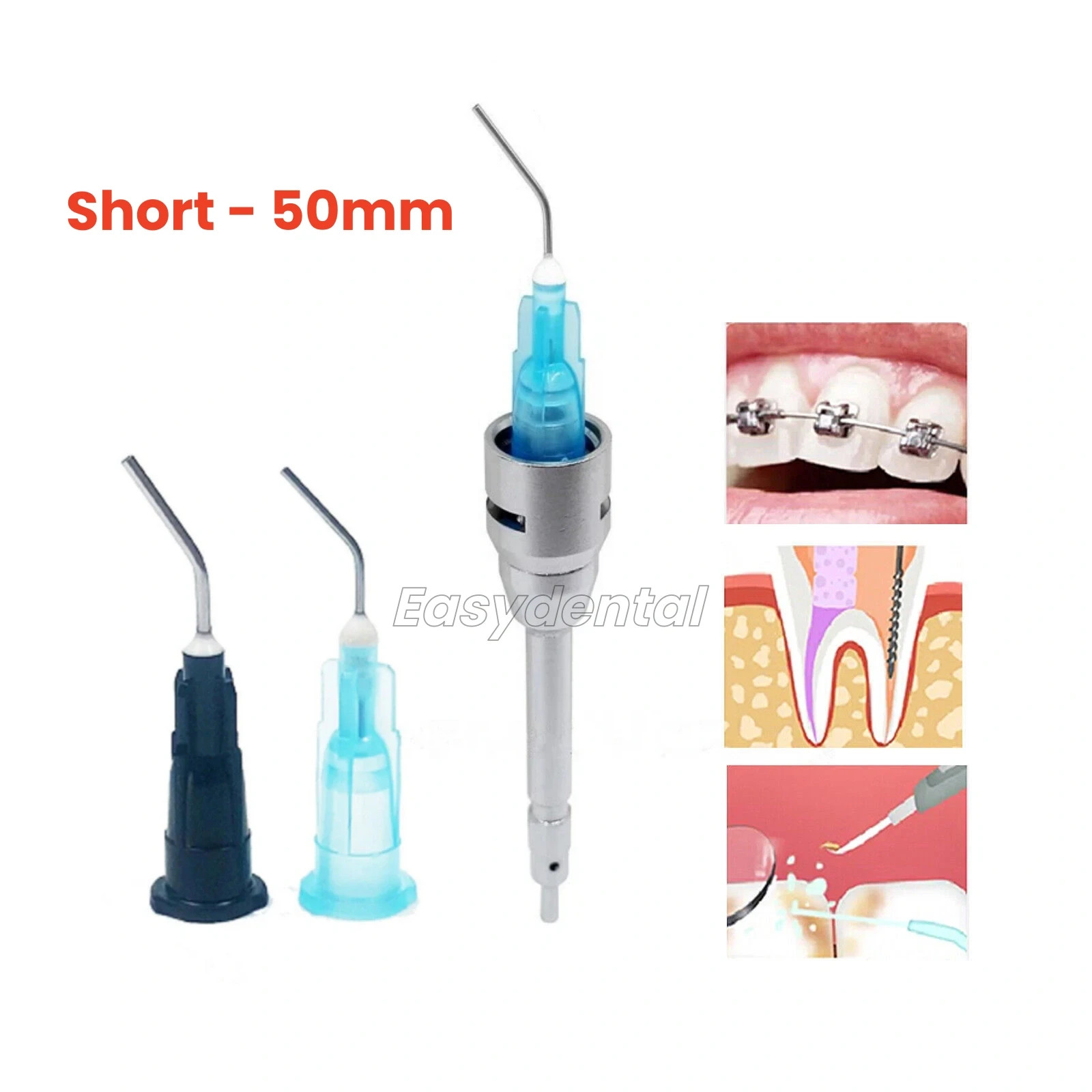 Dental Stropko Style Air Water Syringe Irrigator Irrigation Tips 3-Way Gun