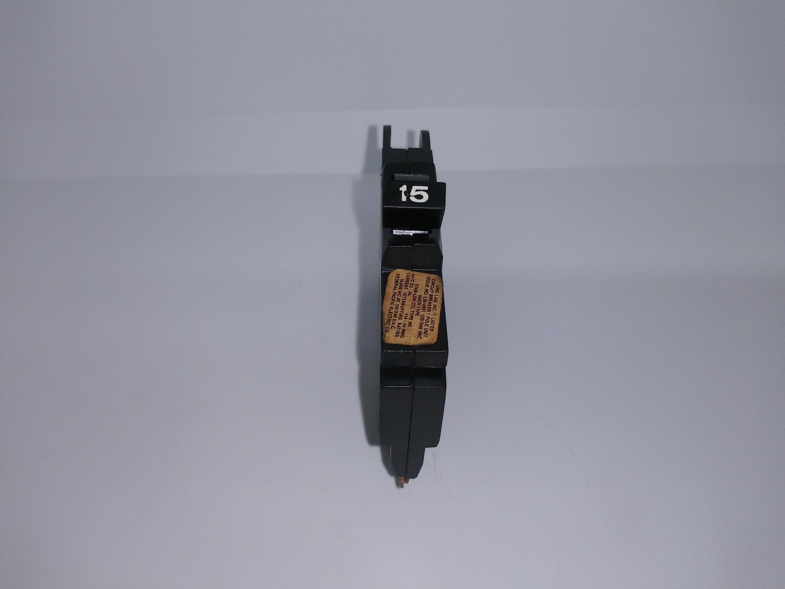 FPE Challenger NC115 15 Amp 1 Pole Stab-Lok Type NC Thin Federal Pacific