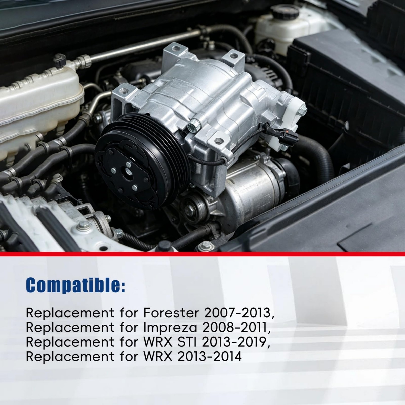 Waltyotur Ac Compressor Replacement For Forester 2007-2013 Impreza 2008-2011